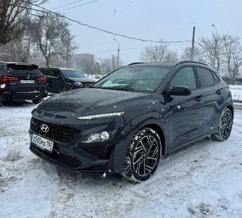 Hyundai kona n line год : 2022 месяц 11 двигатель : 1.6 турбо бензин⛽️ лошадиных сил: 195 🚀 привод :... - фотография
