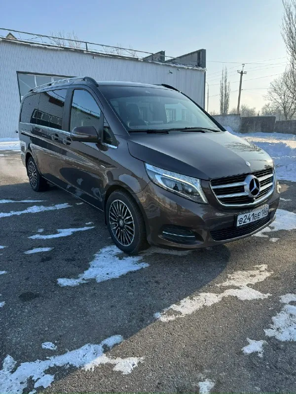 Mercedes-benz v-класс 2.1 at 4 matic 2016 г. в. avangard. пробег 181 тыс. км. полный привод 190 л. с... - фотография