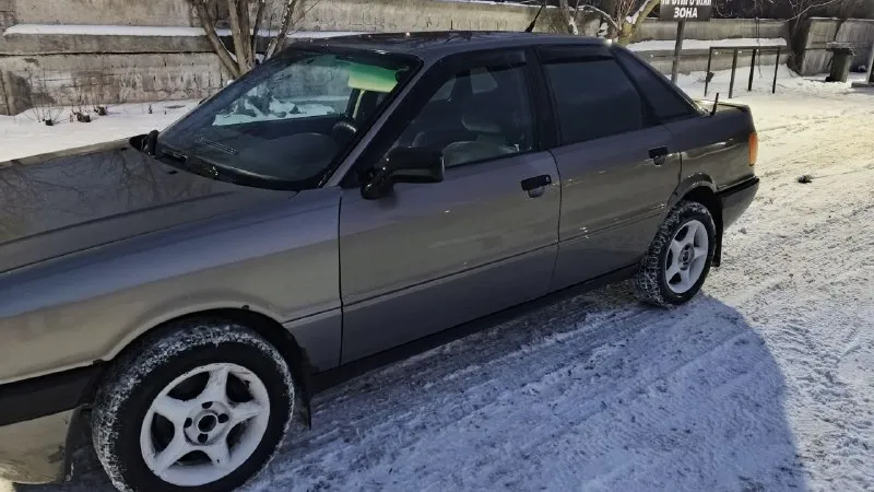 🚘 марка и модель: audi 80 b3 📏 пробег: 200000 📆 год: 1987 📝 кпп: ⚙️ описание: автомобиль на ходу, ездит каждый день, днище целое, есть нюансы по лкп, новый аккумулятор, новая зимняя резина, двигатель живой, карбюратор 💰 цена: 180000 🌍 город: 📞 телефон: +79497970373 🙋‍ нажмите, чтобы связаться с продавцом в тг 📞 звоните: +7(949)7970373 - фотография - 3