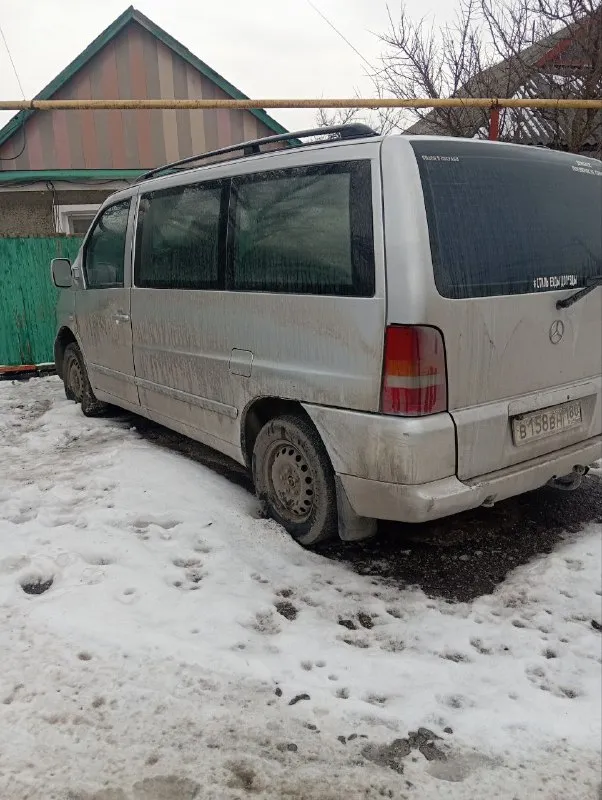 Продам mercedes benz vito. 638 112. 2003 г. пробег 490 родной не отмотан, я второй хозяин. по птс 1 хозяин, лично проехал 270 т. ходовая полностью перебрана, мотор от замены до замены масла не ест масло лью только хорошее oral. кондиционер подогрев зеркал все работае, 2 комплект ключей, 2 комплекта резины, лето на титанах, причина продажи, машина стоит без дела! г. донецк телефон +79494516841 телеком +79498060281 📲 tg: сергей юрьевич 📞 звоните: +7(949)4516841 - фотография - 4