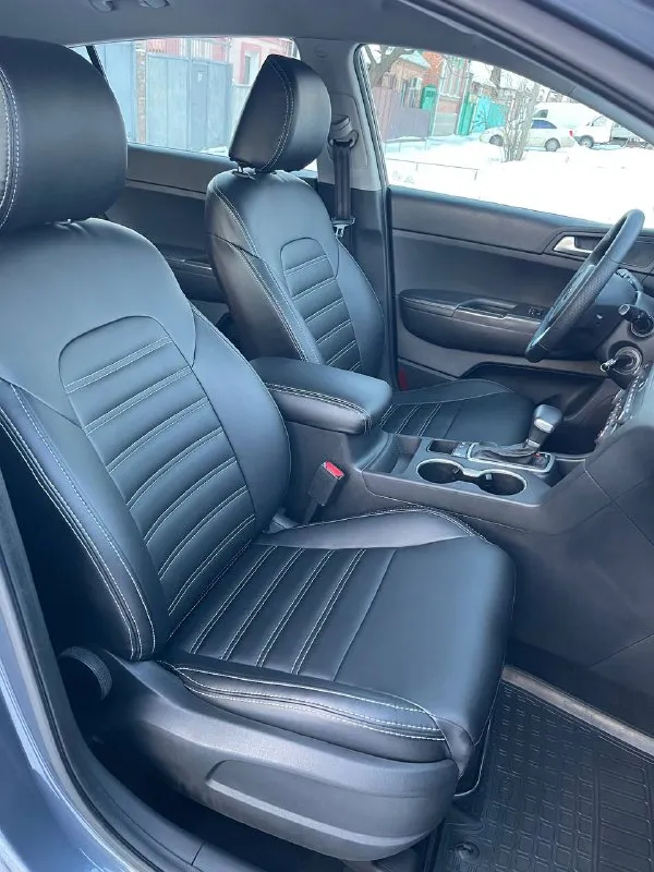 Kia sportage 2018г. цена 1.800.000р. мотор 2.0i (150 л. с.) акпп автомат aisin (6ст) привод fwd один хозяин официальный авто, куплен и обслужен у оф. дилера колёса зима и лето комплектация gt-line салон кожа обогрев сидений обогрев руля климат контроль 2-ух зонный круиз контроль полноцветный дисплей led фары датчики дождя и света колеса r17 электропривод зеркал парктроники, камера заднего вида мультируль сигнализация с авто-запуском тел: +79498239926 осмотр донецк телеграмм мах +79161999908 📞 звоните: +7(949)8239926 - фотография - 8