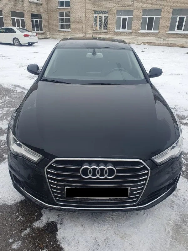 Audi a6 c7 рестайлинг год 2016 пробег 195 объем 1.8 кожаный салон со вставками дерева, подогрев сиде... - фотография