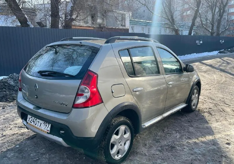 Renault stepway 2012 1.6, at, кондиционер, гур, подогрев сидений, центральный замок, кузов ровный, 2 окраса вторичка, резина зима шипы, юридически чистый автомобиль, 🚗 +79493167195, связь глушат, если не дозвонитесь пишите в телеграмм, 600 рублей мариуполь - фотография - 7
