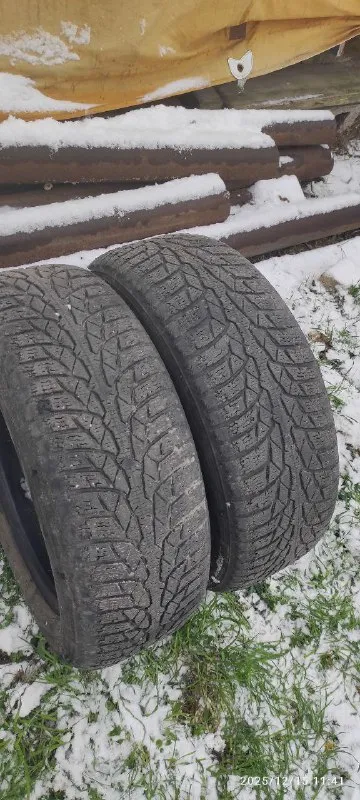 Продам! зимние шины пара бу. на докатку 205/55/ r16 2020г. 2000₽ +7949 605 51 20 📲 tg: денис панасовский 📞 звоните: +7(949)6055120 - фотография - 2