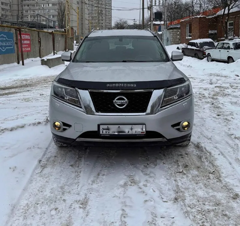Продам nissan pathfinder 2014 года выпуска, 3,5 (4wd) надежный 7-местный внедорожник. двигатель и коробка передач работают безупречно. масло не расходует коробка новая, контрактная. кузов весь в родной краске. гнили нет. по ходовой части ничего не стучит, не гремит. кожаный салон. максимальная комплектация. тел: 79493150468 андрей, 79497450045 юлия. цена: 1670 000. небольшой торг уместен у капота. - фотография - 2