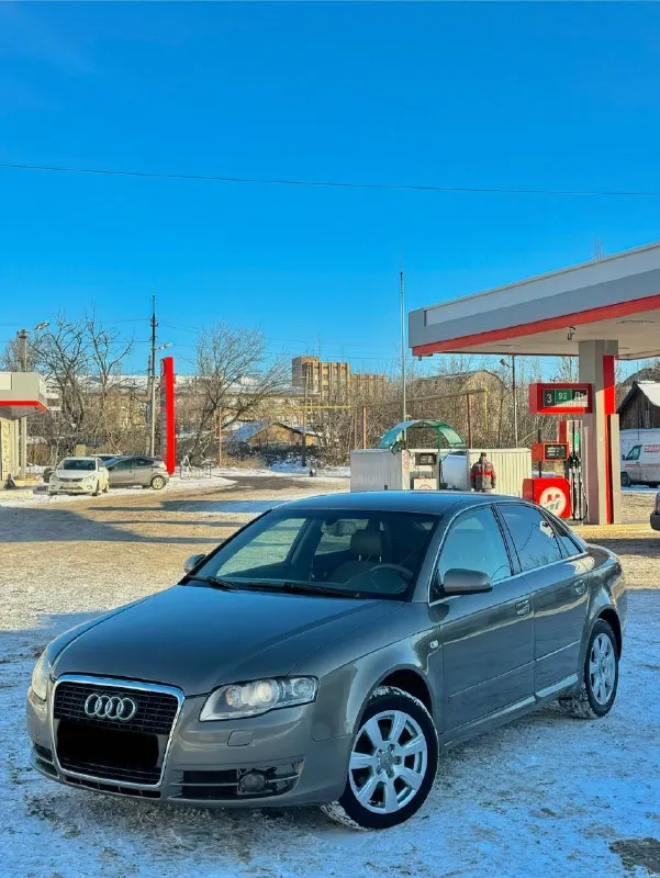 Продам audi а4 b7, объем 2.0 2007г, бензин отличный, едет бодро обслужен акпп не пинает, не буксует,... - фотография