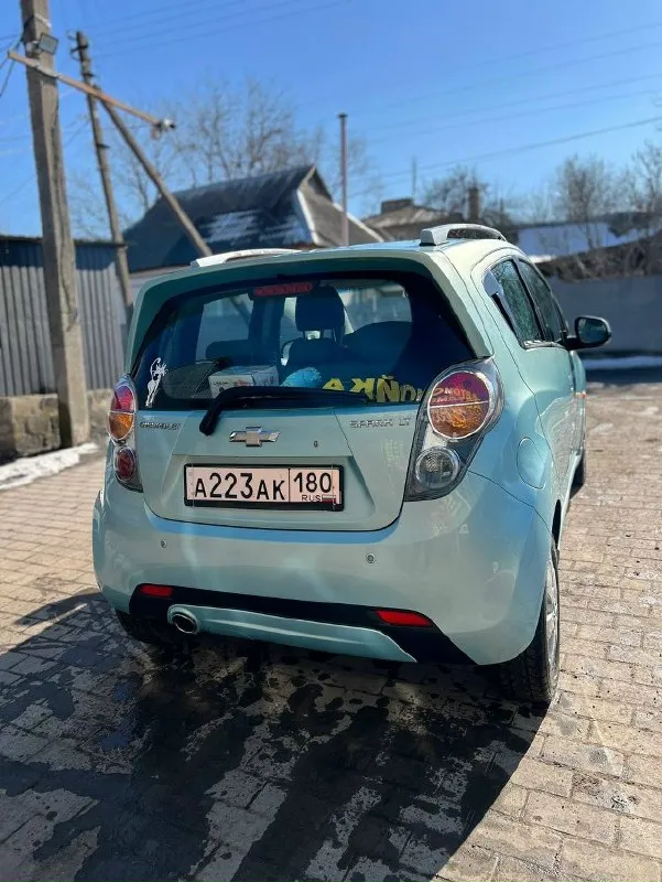 Продам chevrolet spark 1.2 мкпп 156000км 1 хозяин в птс состояние отличное любые проверки 🚨🚨🚨550000 ₽ хороший торг при осмотре +79494264030 звонить с 7:00-23:00 📞 звоните: +7(949)4264030 - фотография - 2