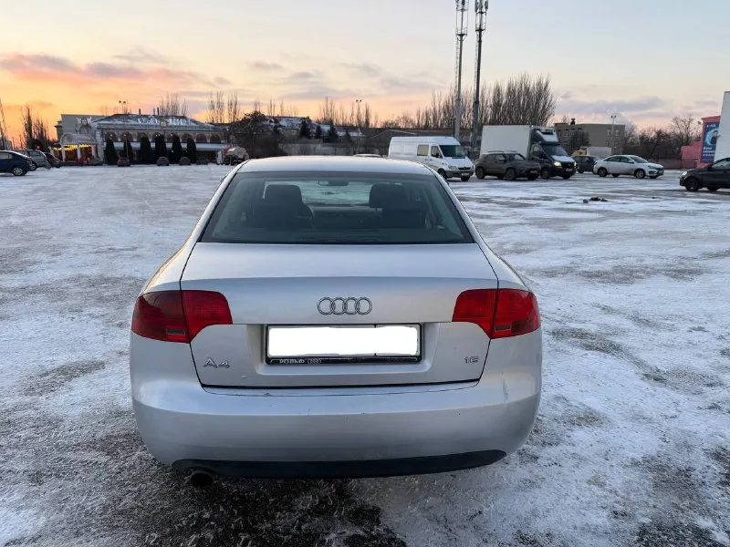 Audi a4 b7, 2004 г. пробег: 192 000 км двигатель: 1.6 л, бензиновый, атмосферный, без турбины коробка передач: механическая автомобиль в хорошем состоянии: - двигатель работает ровно, без посторонних шумов и ошибок - коробка передач переключается четко - ходовая часть без стуков - полностью обслужен, готов к эксплуатации без дополнительных вложений - пройден техосмотр, готов к постановке на учет в мрэо цена: 600 000 руб. город: донецк контакты: +7 949 371-08-26 (есть telegram) по запросу вышлем видеообзор автомобиля. 📲 tg: @oleg_bbb1 📞 звоните: +7(949)3710826 - фотография - 8