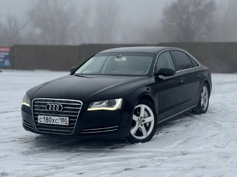 Здравствуйте, продам audi a8 2012 год, 4.2 бензин, машина в отличном состоянии! двигатель полностью обслужен, не шумит и масло не ест. автомат в идеальном состоянии, пневма и ходовая обслужена. полный привод, вся в заводской краске, все подушки и железо заводское. лонг версия. жирная комплектация: доводчики дверей, капитан сидения, эл. регулировка всех сидений, обдувы, обогревы, памяти, люк и очень много другого, вообщем сел и поехал, цена 1.700000руб (цена без номеров, с номерами договорная) хорошим людям торг у капота! номер +7 (949) 126-78-64. 📞 звоните: +7(949)1267864 - фотография - 4