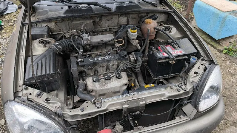 Daewoo lanos 2005г. 1.5 газ/бензин (вписан) постоянный рф, собственник, переоформление без проблем. два ключа. в целом не гнилой, местами поварен, остался левый порог (ещё не критично). мотор живой, работает ровно, гбц после полной замены клапанов и рокеров. недавно заменено много деталей: радиаторы охлаждения и печки, термостат, помпа, ремень грм, передние диски и колодки, вся колба бензонасоса, опорные подшипники, антифриз и масло, свечи, провода и распределитель. стоит хороший свет. полностью новые передние колёса и хорошая резина на задних. новое дорогое лобовое с полосой, старое запесочилось. полностью рабочая электрика. нужно немного залезть в переднюю ходовку, цена запчастей тысячи полторы. 240.000₽ +79494548460, телеграм на этом номере. 📞 звоните: +7(949)4548460 - фотография - 7
