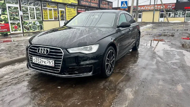 Audi a6 2015 год рестайлинг 1,8 tsi автомат gtronic 7 кожа подогревы климат пробег 200 тыс оригинал!!! вся в идеале без дтп! новая резина зима два ключа цена 1,650,000 руб торг минимальный! тел +79493153370 - фотография - 1