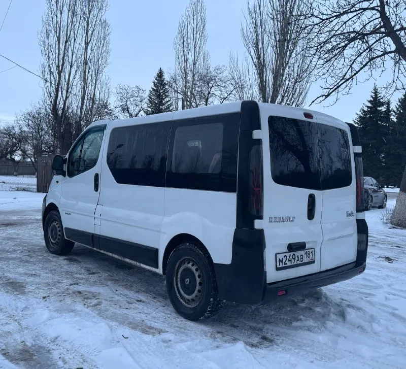 Продам renault trafic (рено трафик) в отличном состоянии. 💸цена 1млн150 тыс руб ❗ ✅год : 2003 год ✅двигатель: 1.9 дизель ✅коробка : механика автомобиль вложений не требует. сел и поехал. любое переоформление. я собственник. все интересующиеся вопросы по тел. +7959-563-05-23 - фотография - 5