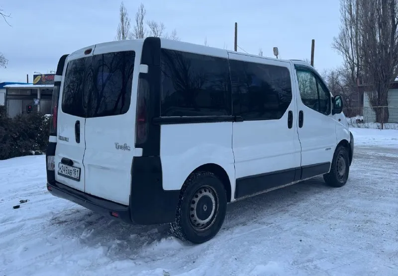 Продам renault trafic (рено трафик) в отличном состоянии. 💸цена 1млн150 тыс руб ❗ ✅год : 2003 год ✅двигатель: 1.9 дизель ✅коробка : механика автомобиль вложений не требует. сел и поехал. любое переоформление. я собственник. все интересующиеся вопросы по тел. +7959-563-05-23 - фотография - 7
