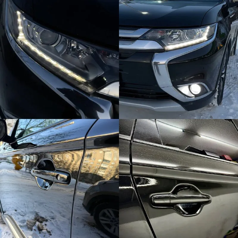 В продаже 🚘 mitsubishi outlander ⬇️ 2,0 бензин 2wd расход 7,8л/100км трасса ⬇️вариатор ⬇️выпуск ноябрь 2016 года ⬇️1 хозяин в птс. пробег 123.000км ⬇️два ключа 🔖комплектация: подогрев сидений, подогрев руля, круиз контроль, электро стеклоподъемники, электро зеркала, складывание зеркал, противотуманные фары, климат контроль, в подарок зимка шип на дисках. по кузову, ржавчины и гнили нет, крашен только капот, есть небольшие сколы царапинки но, кузов весь отмыт от битума, отполирован и покрыт твердым воском, вживую очень сочно смотрится. салон чистый ухоженный без сырости и лишних запахов. по технике мотор в идеальном состоянии, масло с фильтрами поменял 7 февраля, очень тихо мягко работает, коробка вариатор идеально переключается не пинков ни рывков, ходовая в идеале делать абсолютно ничего не нужно готов на любые проверки! то пройден. смотреть в г. макеевка по договоренности. 💸1,610,000₽ +79493046854 тг, вотсап, мах. 📞 звоните: +7(949)3046854 - фотография - 6