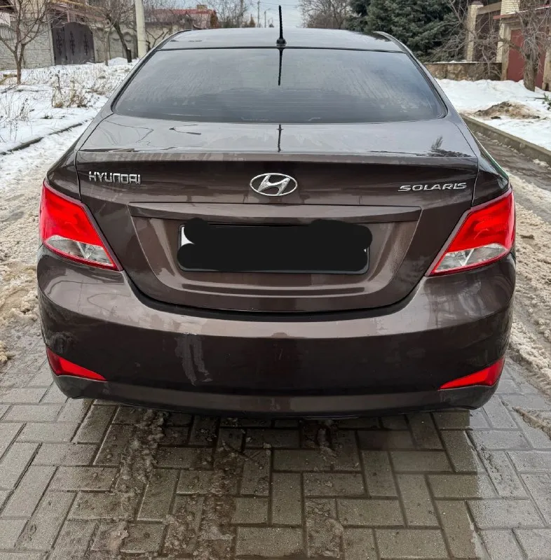 ✅цена 850 т руб. год. 2015 hyundai solaris без вложений я хозяин. коробка автомат двигатель. 1.6. 123л. пробег. 186 тысячи кузов рестайлинг. хорошая полная комплектация. донецк. с полным переоформлением мрэо ☎+79495695833. донецк - фотография - 4