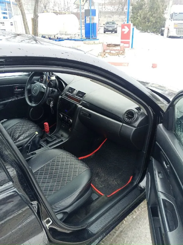 ❗❗❗продажа обмен❗❗❗ mazda 3,2007 год выпуса,1.6 мотор, кпп механика, по кузову в отличном состоянии, пороги переваренные, двери, арки, все в отличном состоянии, машинка после то, масла фильтры поменяны, по комплектации:гур, климат контроль, подогревы сидений, электро зеркала, обогрев зеркал, андроид магнитола, центральный замок, ксенон, по тех части все отлично, мотор коробка, без нареканий, по документам все отлично, любой вид переоформления, осмотр в г. макеевка, +79498204655 цена485000₽, с лояльным торгом у авто!!!! 📞 звоните: +7(949)8204655 - фотография - 7
