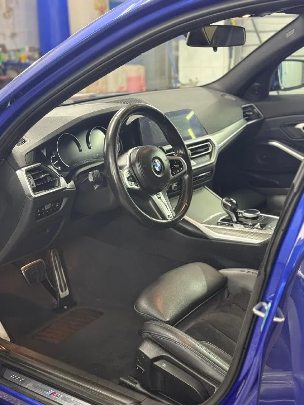 Bmw 3 g20 2020 года ✅цена 2.720000 руб ✅ м-pack полный привод x-drive мотор b48 дизель, очень надежный 190 лс, расход топлива 7л город автомобиль полностью обслужен, масла фильтра поменяны, нареканий по коробке и мотору нет. 1 косметический окрас пробег трасса 229.000 км по состоянию авто максимум на 150к цена ниже рынка юридически чистая, оформлена на меня номер для связи +79494661298 telegram 🔷 📞 🇷🇺 звоните: +79494661298 - фотография - 4