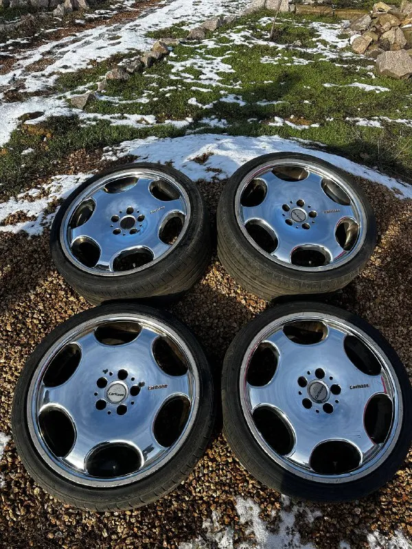Продам кованные диски carlsson 8.50jx19h2 et40 5x112 диски сделаны в германии, стояли на мерседесе c... - фотография