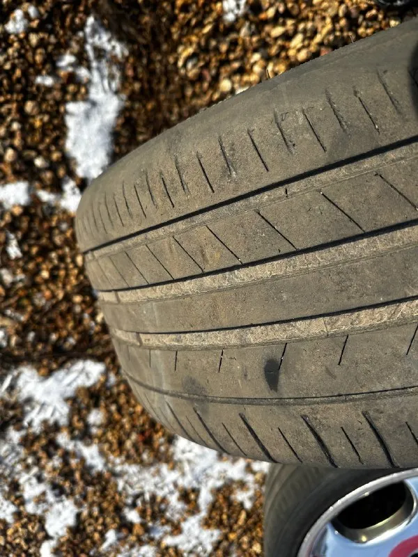 Продам кованные диски carlsson 8.50jx19h2 et40 5x112 диски сделаны в германии, стояли на мерседесе clk320, отдаю с резиной, состояние на фото. г. донецк цена- 70 000₽ (новые 150 000₽) +79044442252 - фотография - 6