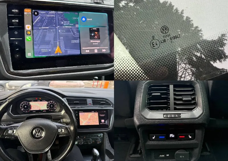 Volkswagen tiguan 2018г в самой жирной комплектации (алькантара, панорама, камеры 360, массаж сидения, 3х зонный климат, слепые зоны, все ассистенты, автопарковка) полный привод 2.0 turbo + 7dsg dq-500 мощность: 180л. с пробег: 167т. км (родной) официальный дилерский автомобиль, не грузия. кузов в отличном состоянии! без дефектов. все стекла родные. ухоженный салон. новые зимние шины nokian r18 (made in korea) комплектация 🔥 : ✅старт/стоп ✅бесключевой доступ ✅цифровая приборка с навигацией и ассистентами (максимальная) ✅слепые зоны ✅камеры 360 ✅адаптивный круиз ✅электропривод багажника ✅адаптивные фары mid led (full led поворотные+подсветка поворотов) ✅авто дальний свет ✅парктроники в круг 360 ✅панорамная крыша с ambient light ✅беспроводная зарядка ✅подсветка ambient light всего салона ✅датчики давления шин ✅дистроник ✅контроль дистанции спереди и сзади ✅два ключа 📞 звоните: +7(949)3568852 - фотография - 4
