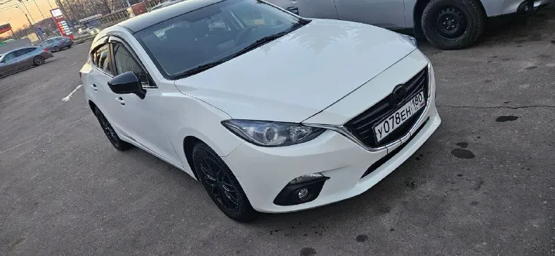 Продам! mazda 3 2014 год, 1.6 двигатель, пробег 140.000 км (родной) авто в хорошем состоянии, в техн... - фотография