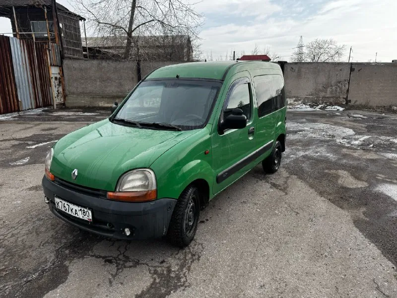 Продам renault kangoo 🔹год выпуска: 2001 🔹пробег: 313 тыс 🔹двигатель: 1.9 tdi (с турбиной ) 🔹коробка... - фотография