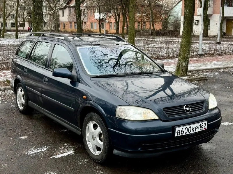 Продам опель астра в универсале, караван. мотор 16v масло не ест, не дымит, не троит. пробег 203000 родной (любые проверки) все стекла родные! комплектация передние эсп, гур, кондиционер обслужен этим летом, холодит отлично. по кузову выглядит отлично, не гнилой, есть небольшие моменты в силу возраста. документы в полном порядке, любое переоформление, тех осмотр пройден!!! собственник. цена 385000 г. харцызск +79494450187 - фотография - 1