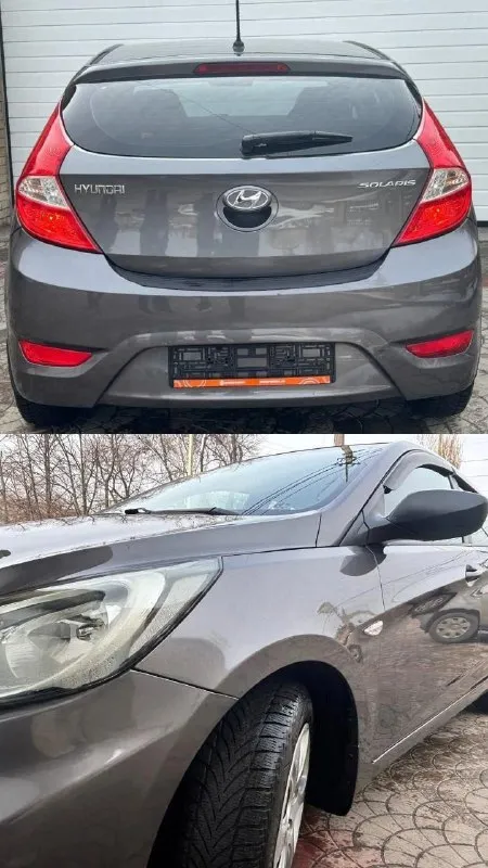 Продам hyundai solaris год выпуска:2014 объем двигателя: 1,6 123.лс кпп автомат отличная комплектация: климат-контроль, датчик света, abs, esp, подогрев сидений, мульти руль, 4.эл стекла подъемника, электро зеркала, подушки безопасности, хорошая акустика, планшет андроид, камера заднего вида, парктроник, сигнализация, кузов в отличном состоянии! рыжиков вздутия и прочего нет от слова совсем! техническии авто вложений не требует. своевременное сезонное обслуживание, заправка и замена фильтров. автомобиль без вложения!! по запросу скину видео обзор. по документам полный порядок. цена 900.000.р возможен торг реальному покупателю! номер телефона +7949-693-58-50 +7949-564-47-36 г. донецк - фотография - 7
