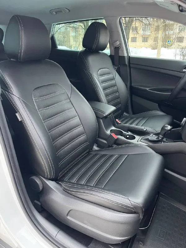 Hyundai tucson 2018г. цена 1.950.000 торг 2.0i 150л. с. привод fwd акпп автомат (aisin 6ст) пробег 92 тыс один хозяин автомобиль куплен у официального дилера хорошая комплектация ✅полноцветный дисплей ✅салон кожа ✅круиз контроль ✅apple carplay ✅светодиодные фары ✅рейлинги на крыше ✅обогрев сидений ✅2х зонный климат ✅датчики дождя и света ✅колеса r17 ✅электропривод зеркал ✅парктроники, камера заднего вида ✅мультируль ✅hands free, bluetooth ✅ 2 ключа ✅колёса зима и лето🎁 осмотр донецк тел: +79498239926 телеграмм +79161999908 - фотография - 10