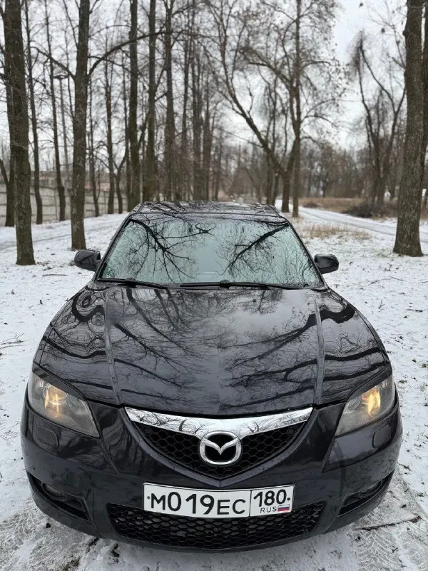 Продам mazda 3🔥 год выпуска:2007🔥 пробег, км:180.000 🔥 модификация:1.6 ат 🔥 тип двигателя: газ/бензин🔥 коробка передач: автомат🔥 привод: передний🔥 тип кузова: седан🔥 koмплeктaция: flash edition🔥 цвет: черный🔥 продажа автомобиля от собственника. автомобиль в богатой комплектации и в ухоженном состоянии. таких хозяйских машин осталось малость. машина на полном ходу, не требует никаких вложений от слова совсем. мотор в идеальном состоянии, не троит, не дымит, не имеет каких либо посторонних звуков, работает идеально как на газу так и не бензине. под капотом ничего не намывал, не подготавливал, чтобы было видно, что мотор сухой, без каких-либо потёков aкпп-в идеальном состоянии, плавность переключения передач, отсутствие рывков и корректность работы в разных режимах. ходовая-мягкая, ничего не стучит, не тарабанит, всё что нужно было - поменяно так же имеется видео, по просьбе отправлю для более лучшего осмотра авто цена 549.999 тысяч возможен пригон по договоренности возможен пригон по договоренности возможен обмен +79495752024 - фотография - 2