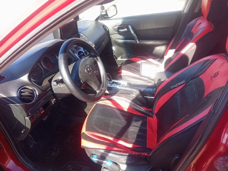 Продам mazda 6 рестайлинг двигатель 2,0 работает хорошо, масло не ест, не дымит газ метан евро 4, коробка автомат переключает шикарно новая ходовая полностью, тормозная система новая, новая резина не гнилая, резвая, экономичная. салон в хорошем состоянии. по комплектации мультируль, кондиционер, 4 стеклоподъемника, электрозеркала с подогревом. круиз контроль, датчик света, датчик дождя, парктроник. магнитола андроид, камера заднего вида, лед оптика, по документам полный порядок, цена 590 000 руб торг, возможен обмен +79591509979 осмотр г. луганск 📞 звоните: +7(959)1509979 - фотография - 8