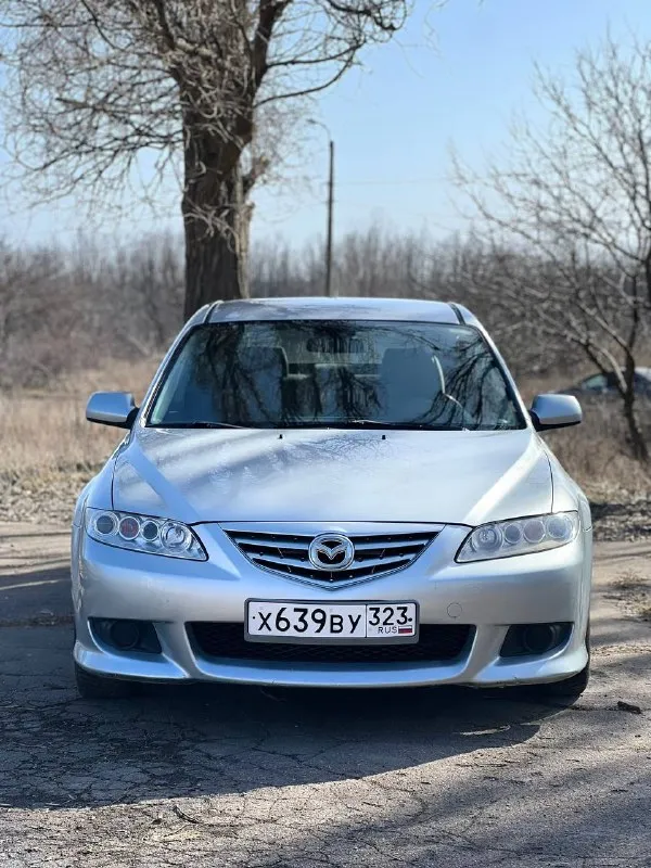 Mazda 6 gg 2003 мотор 2.0 бензин, едет шикарно, не дымит вообще! коробка механика 5ст. на отлично! кузов в хорошем состоянии, выглядит как на фото, пороги переварены, дно подварено. вин код читается отлично. комплектация очень хорошая, в машине работает все! по ходовой надо смотреть зад. много чего заменено. резина хорошая зима. салон в отличном состоянии после хим. чистки. по документам все отлично, переоформление без проблем + действующий тех. осмотр. 420.000₽ +79493609487 - фотография - 2