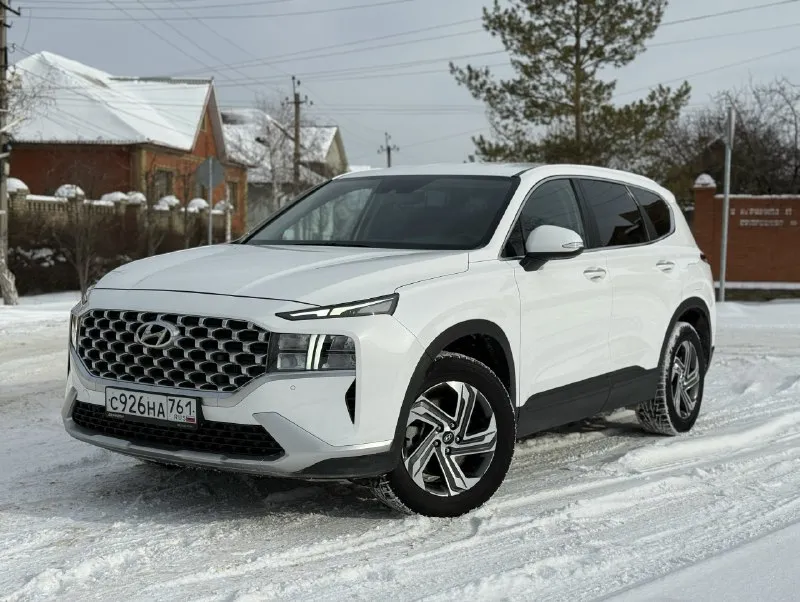 ➡ в продаже: hyundai santa fe 2021 iv рестайлинг - из кореи 2.5 t бензин - 280 лс, пробег — 76 тыс.... - фотография