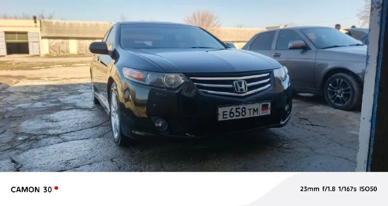 Honda аккорд. 2008 год. 2,4 автомат. пробег 260 000км. не битая, есть крашеные детали. двигатель не... - фотография