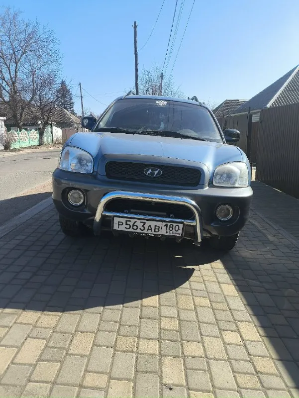 Санта фе 2001 г пробег 204 000 цена 750 000₽ передний привод механика двигатель 2.4 фаркоп выписано... - фотография