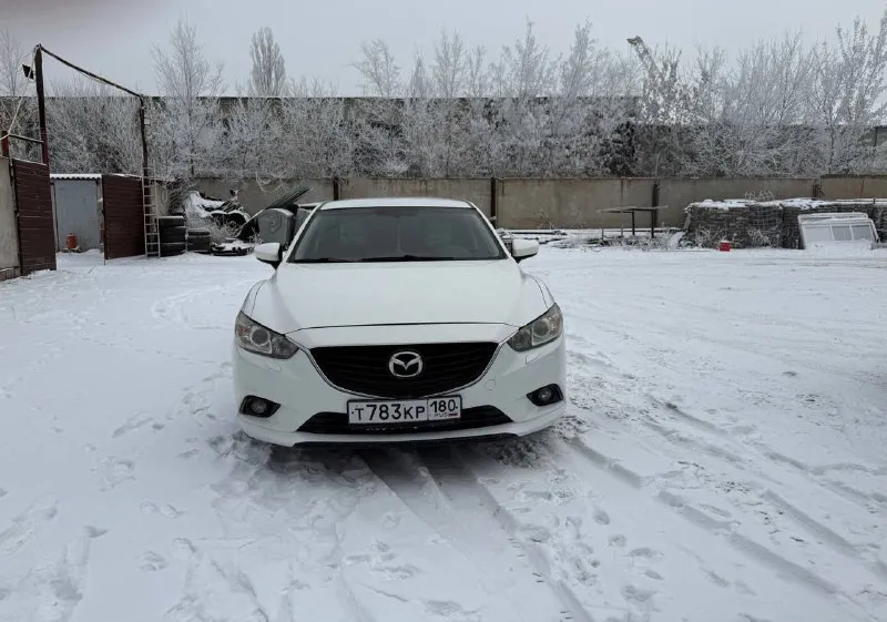 Mazda 6 2014 год 123т родного пробега мотор 2.0 атмосферный 150л. с коробка автомат подогрев сидений... - фотография