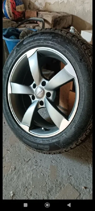 Продам колеса 112/17стояли на audi а4 б8 состояние новых без единой царапины цена 45тыс макеевка+794... - фотография