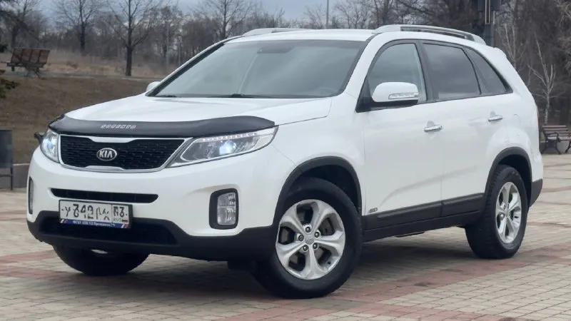 Kia sorento 2014 год двигатель 2.4 бензин коробка автомат пробег 174тыс. км автомобиль в отличном со... - фотография
