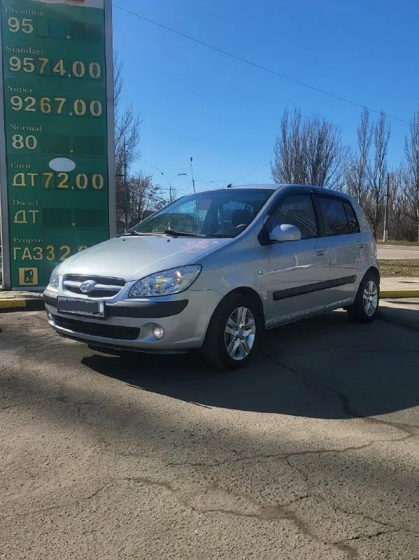 Hyundai getz (хендай гетс) 2007г. в. мотор лучший в линейке 1.6 16v акпп(автомат). автомобиль местный, куплен в донецке. сборка корея. не бит, стекла заводские. вложений не требует.575т. р. +79493032667 📞 🇷🇺 звоните: +79493032667 - фотография - 1