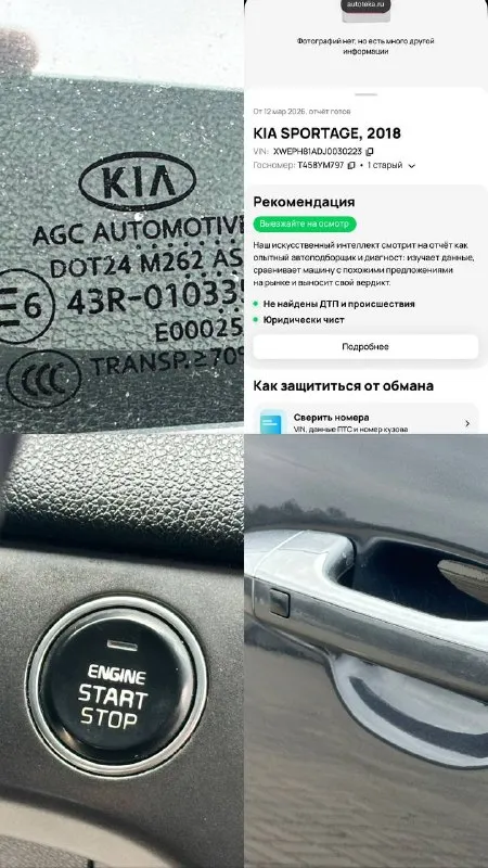 Kia sportage 2018г 4wd
Двигатель 2.0 бензин
Автомобиль в идеальном состоянии не каких вложений не требует абсолютно, авто полностью обслужен!
Родной пробег 138тыс, км
Авто в родном окрасе без дтп,
Все остекления заводское,
Абсолютно чистая история с одним владельцем!
Комплектация пред максимальная!
Start-stop
Бесключевой доступ
Подключаемый полный привод (рабочий)
Комбинированный кожаный салон
Подогрев руля
Подогрев всех сидений
Камера заднего вида и многое другое!
Также прошел тех осмотр, с документами полностью порядок продажа от собственника
Цена 1.835.000₽
Звоните +7949-551-68-75 - фотография - 9