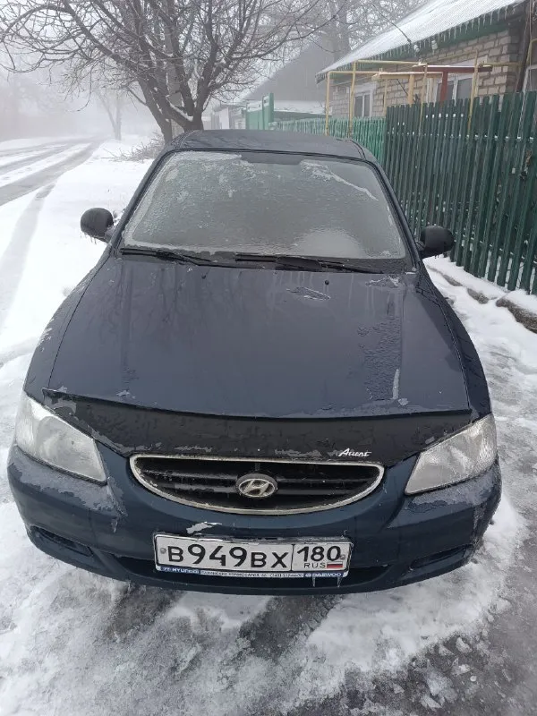 Продам хундай акцент 2008 г. в. газ/бензин, мотор и коробка работает отлично, пробег 174 000км. цена 330 000 рублей, торг. снежное+79493260713 📲 tg: павел 📞 звоните: +7(949)3260713 - фотография - 1