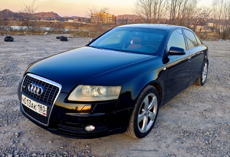 🚘 марка / модель: audi a6 c6 💶 цена: 789.000р, торг у капота. 📮 город: донецк 📅 год выпуска: 2006 📊 пробег: 345.000км ⛽ двигатель (тип, объем): бензин, 3.2 fsi 🔧 тип кпп: автомат 📝 описание: очень хорошая комплектация. для своих лет - отличное состояние, сел и поехал. кузов оцинкованный, без гнили, вздутий и дыр. летняя резина на 18х, зимняя резина на 17х дисках. переоформление без проблем. возможна продажа в кредит. ☎ контактный телефон: +7949-809-98-52(телеграм) - фотография - 1