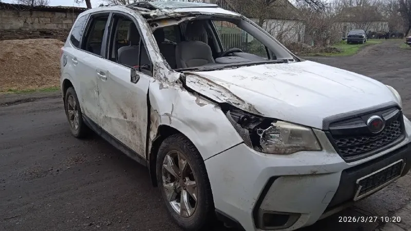 Продам после дтп subaru форестер 2013 года (американец) под разбор или восстановление. пробег 190т. мл. состояние кузова видно на фото. машина на ходу, технически все исправно. хочу 400 т. р. (торг). +79493175416 📞 звоните: +7(949)3175416 - фотография - 1