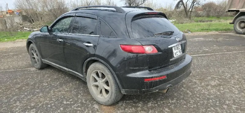 Infiniti fx35 год:2004 двигатель: 3.5л акпп: 5ст продам infiniti в максимальной комплектации, с активным круиз радаром и. т.д мотор в хорошем состоянии, акпп в отличном состоянии, переключает плавно, по ходовой требуется замена косточек стабилизатора, цена низкая рынка. более подробно по телефону цена 670.000р. +79497138247 - фотография - 3