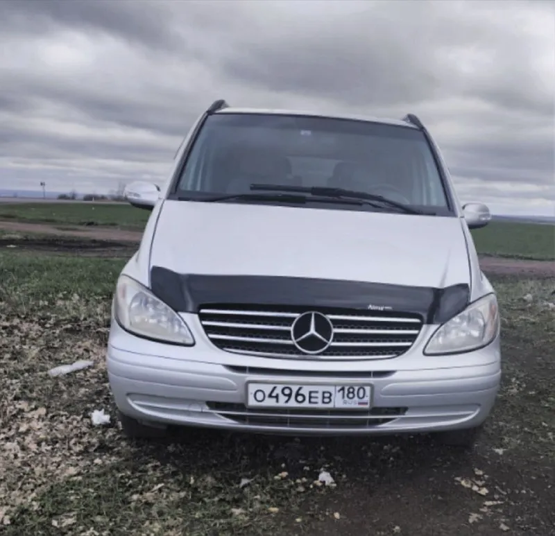 Mercedes viano 2006 объем 2,2 турбодизель коробка автомат привод задний пробег 296500 состояние хорошее, гаражное хранение. цена 1400000 ₽ +79493260570 +79490343656 - фотография - 1
