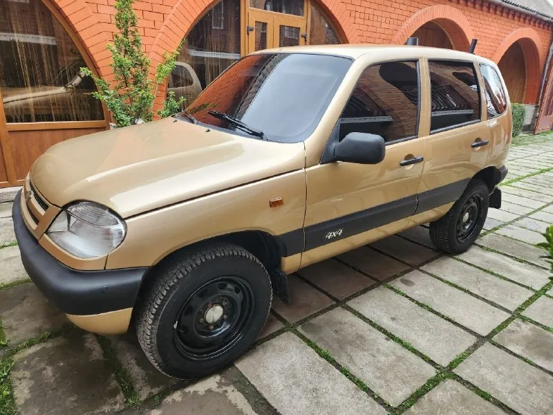 Продаю chevrolet niva 2005г с пробегом 105.000 в отличном состоянии как внешне без гнили рыжиков так и технически двигатель, коробка, раздатка, ходовка, полностью обслуженна, без вложений сел и поехал!ухоженный чистый салон, хорошая музыка, фаркоп съемный,2 комплекта колес зима(шипы) лето на дисках в отличном состоянии!по документам чистая, переоформление без проблем! машина в днр цена:570.000 (торг)возможен обмен на уаз патриот с моей доплатой +79493867018 писать в личку. .. - фотография - 3