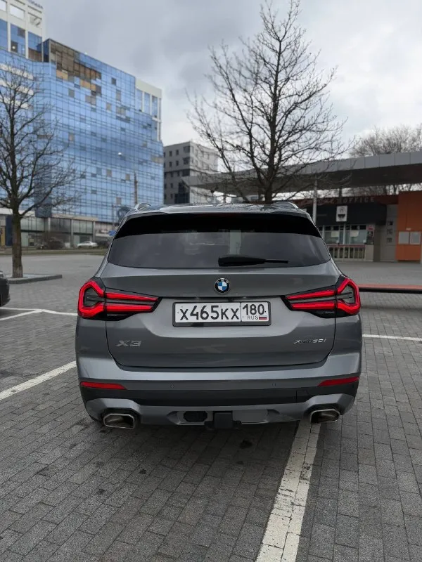 Bmw x3 рестайлинг 02/2023г мотор 2л, полный привод, 256 л. с! авто в отличном состоянии, без ограничений на переоформление! технически и визуально без нареканий, очень хорошая комплектация, авто находится в донецке, практически без пробега по рф vin:5ux53dp06p9r51057 цена 6🍋 торг у капота +79493106674 - фотография - 5