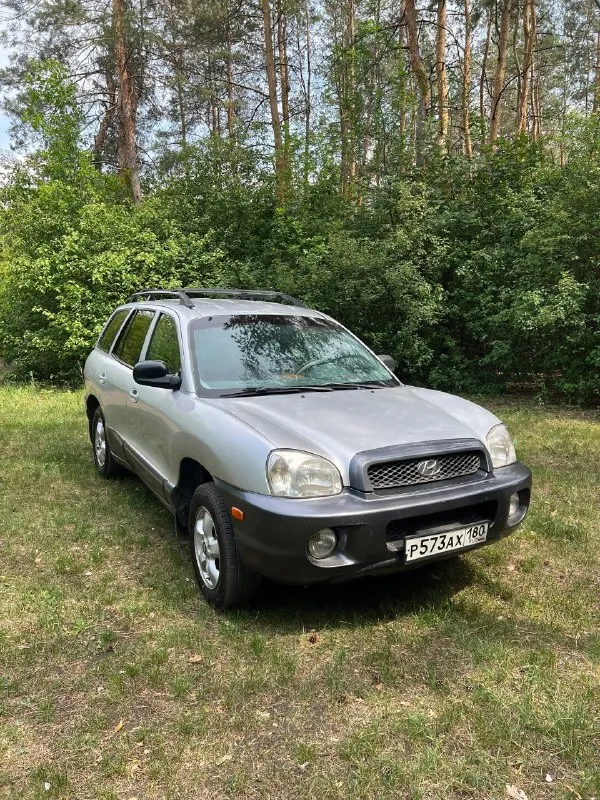 Цена. 450000!!!продажа/обмен. санта-фе 2002г выпуска, пробег223000км. двигатель обьемом2.4бензин, коробка автомат. передний привод. кузов в хорошем состоянии, ходовая не гремит, едет мягко, новые задние, передние стойки, колодки, заменено масло в радиатор охлаждения, хорошая резина, двигатель масло не ест, не дымит. салон не затёрт, печка греет, все работает. постоянный учёт 180!!!авто в макеевке. вопросы в л. с79498276980,всем мира 📞 звоните: +7(949)8276980 - фотография - 1