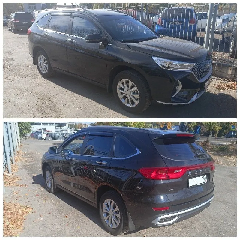 Продам новый haval m6 на механике, дополнительно было сделано: качественная антикор. обработка, тонировка, установлены модельные коврики салон + багажник, шторка в багажник, ветровики, чехлы на сиденья, второй комплект зимней резины на дисках. официальный дилерский автомобиль, на гарантии, купленный в ростове-на-дону мною лично. я хозяин (наш 180 регион). пробег машины - 4450 км. пробег маленький из-за того, что езжу постоянно на рабочей машине. автомобиль новый, без дефектов абсолютно, без единого момента (зимой выезжал пару раз в сухую погоду, чисто прокатиться в удовольствие). нулевое то пройдено на 4000 км, в официальном дилерском центре haval в ростове, там же, где и приобретался, с отметкой в сервисной книге. продажа в связи с семейными обстоятельствами. находится в енакиево. могу пригнать в другой город по договорённости. цена 2.100.000 руб. подробности по телефону +79493293132 📲 tg: @dimas2601 📞 звоните: +7(949)3293132 - фотография - 6