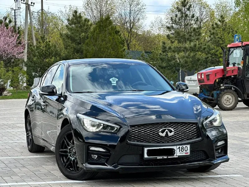Продам свой автомобиль! 👑👑👑👑👑👑👑👑👑👑 infinity q50 2014год 2.0t автомобиль в отличном состоянии полностью обслужена, во владение 3 года родной пробег 185.000 также два комплекта резины на дисках! комплектация максимальная цена 1.350-000₽ ▶️смотреть больше фото◀️ остальные вопросы по тел! звоните +7949-386-25-76 📲 tg: n_77 📞 звоните: +7(949)3862576 - фотография - 1